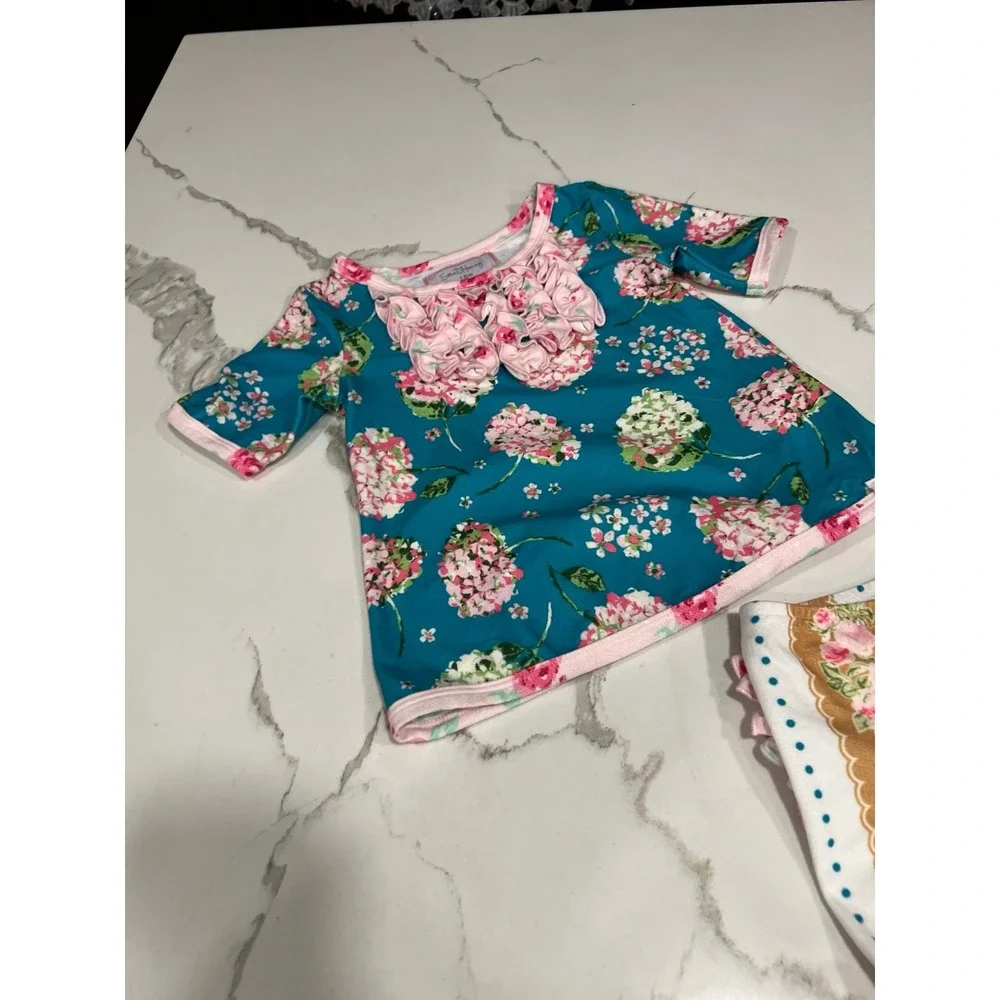 SweetHoney‎ Girls Floral Top bottom set 18 months
